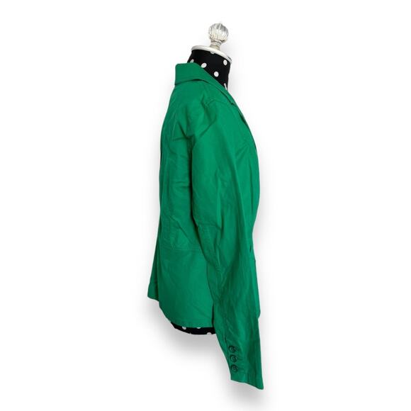 CAbi Womens Jacket Sz S Verde Green Single Button Blazer - Picture 6 of 10